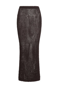 Fontelina Skirt - Espresso Petit Crochet