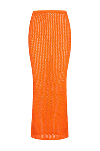 Fontelina Skirt - Tangerine Petit Crochet