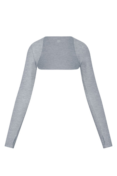 Runyon Canyon Bolero - Heather Grey – Monday Swimwear
