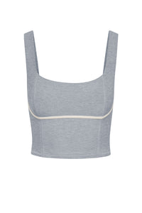 Zion Tank - Heather Grey/Ivory