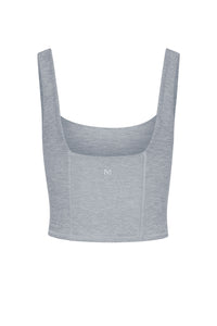 Zion Tank - Heather Grey/Ivory
