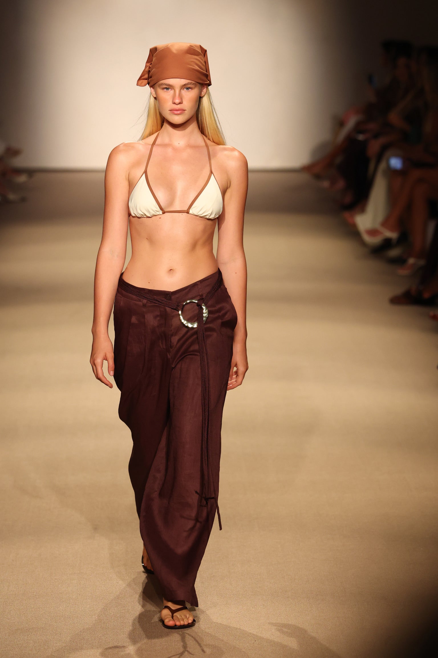 Palma Top - Ivory/Caramel