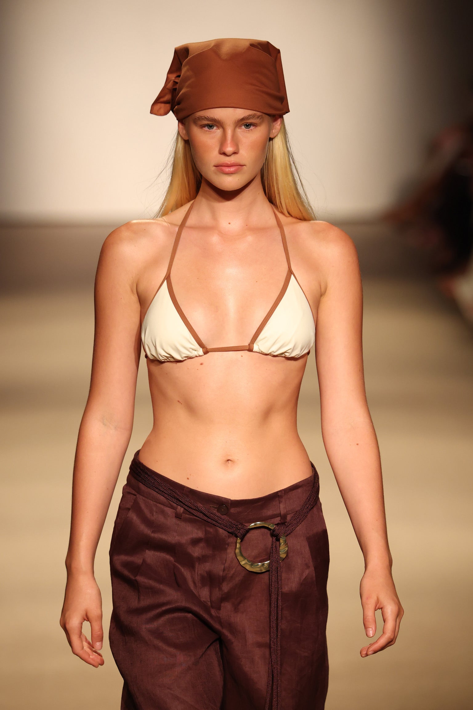 Palma Top - Ivory/Caramel
