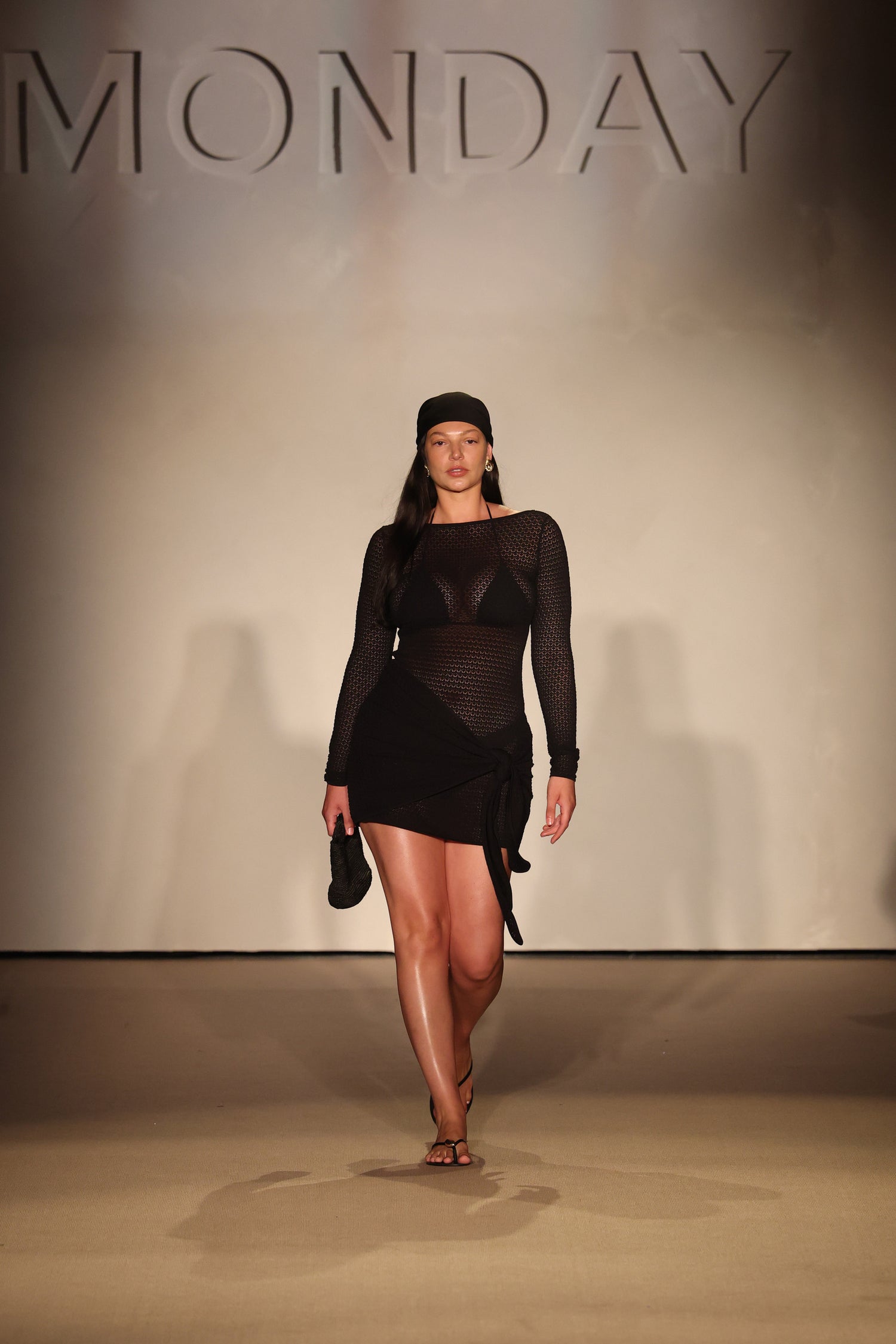 Bodrum Mini Dress - Black Lace Crochet – Monday Swimwear