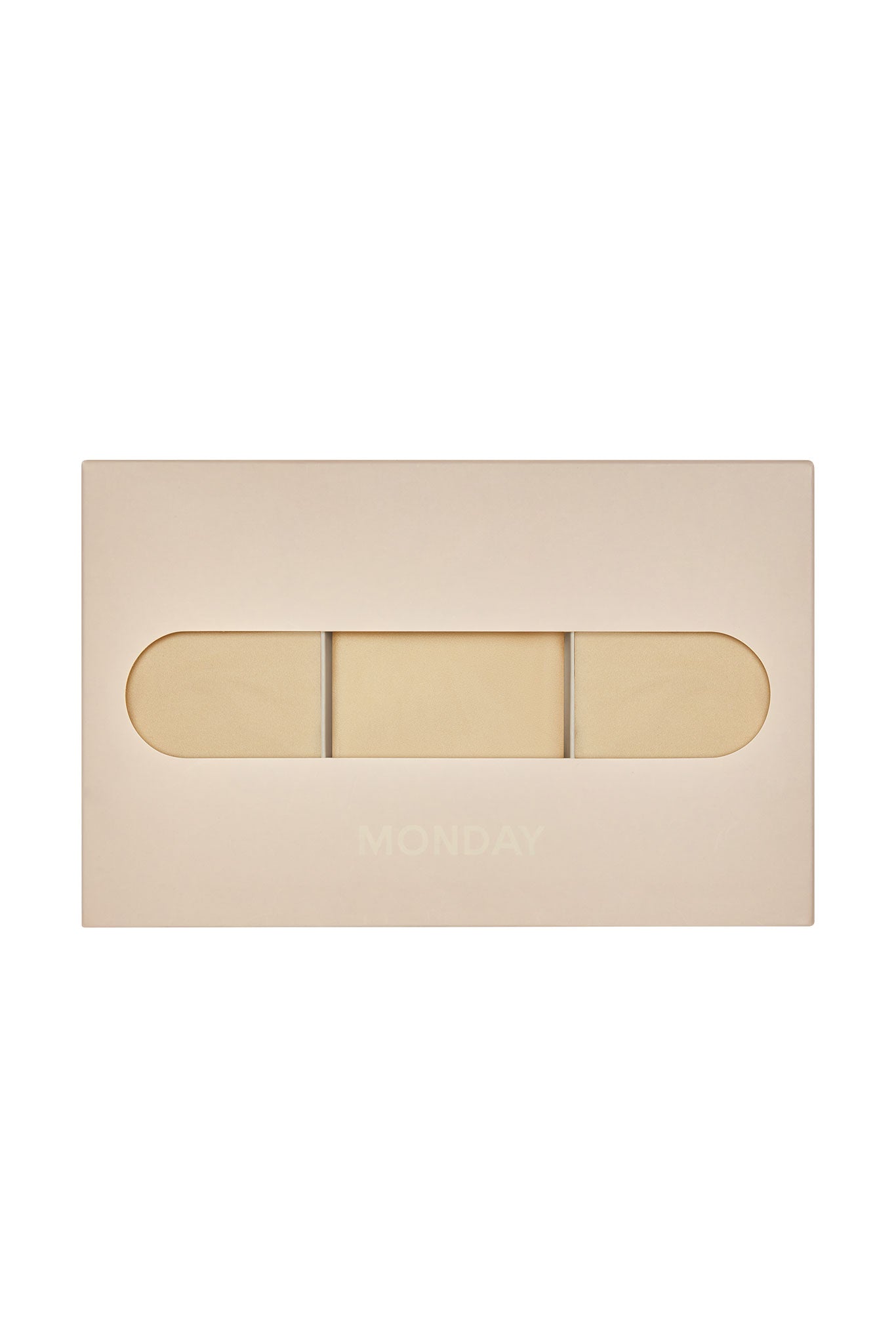 Monday Invisible Thong 3 Pack - Cashmere