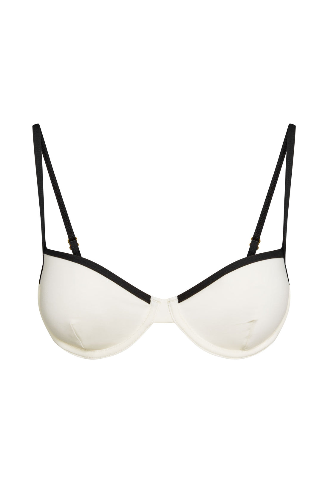 Capri Top - Ivory/Black – Monday Swimwear