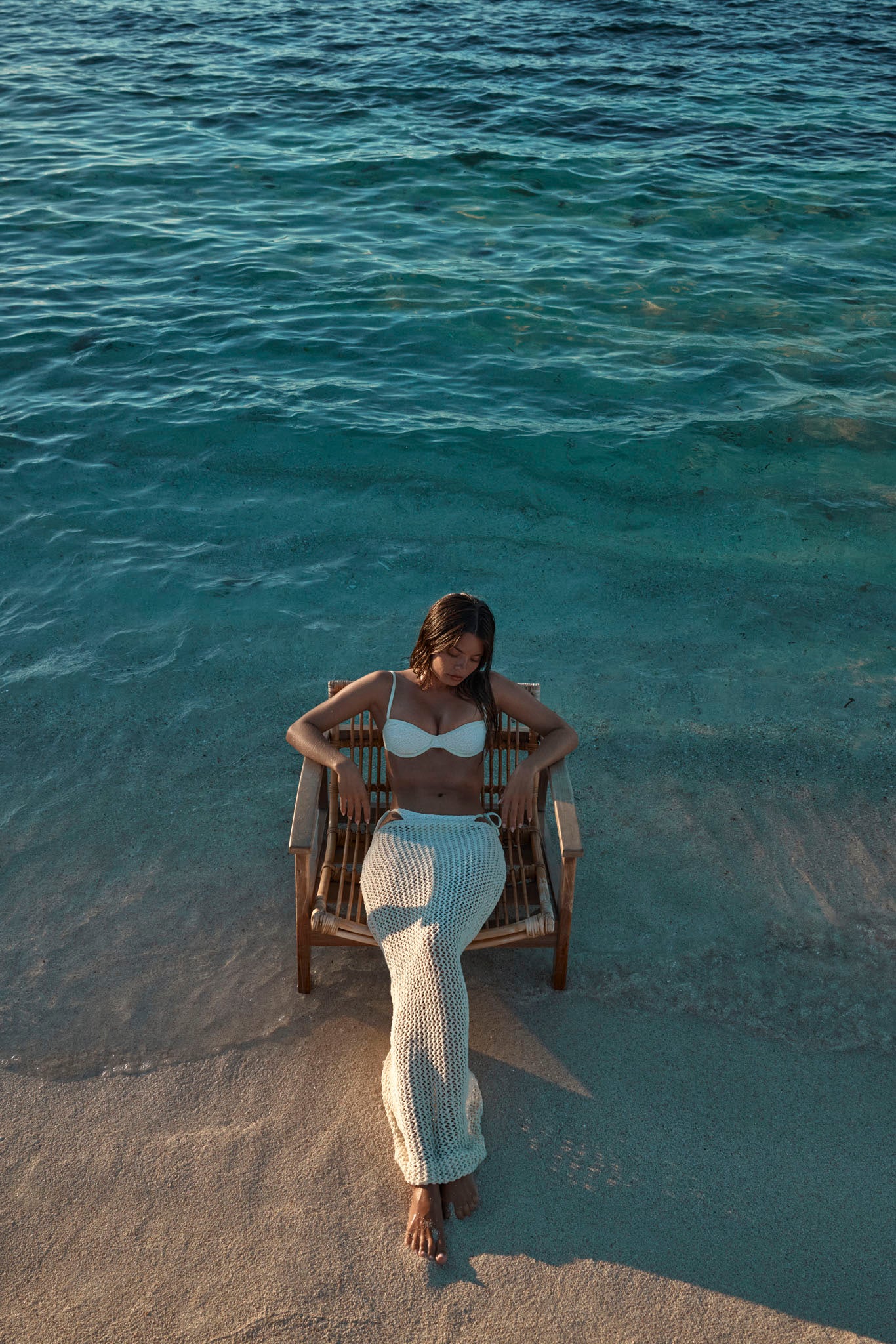 Capri Top - Ivory Crochet