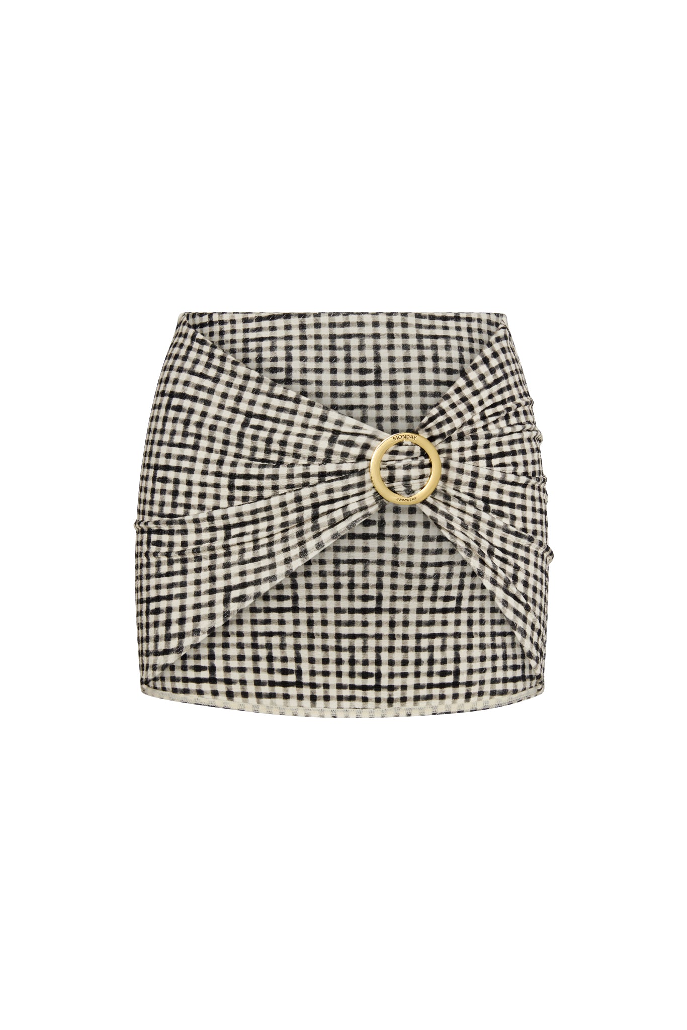 Jamaica Sarong - Black Gingham