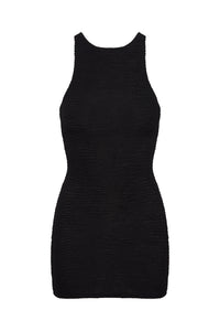 Kokomo Dress - Black Crinkle
