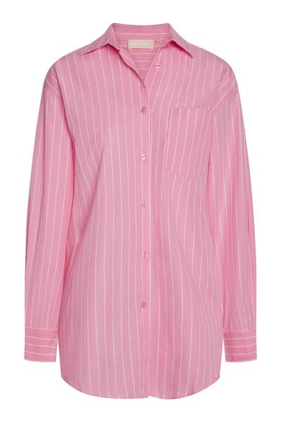 La Jolla Shirt - Cherry Blossom Stripe – Monday Swimwear