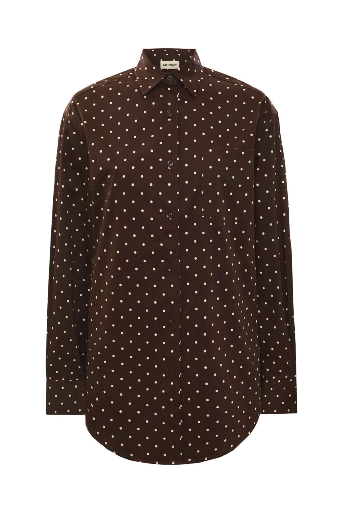 La Jolla Shirt - Espresso Dot