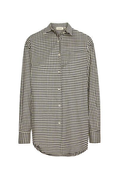 La Jolla Shirt - Black Gingham – Monday Swimwear