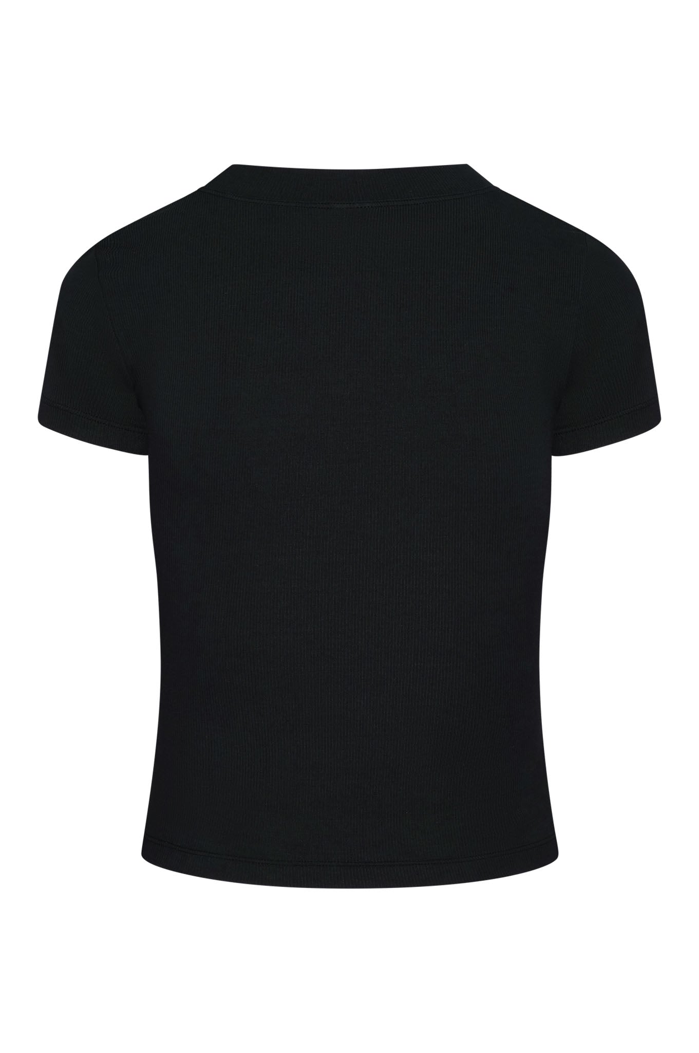 Ojai Tee Long - Black Lightweight Rib