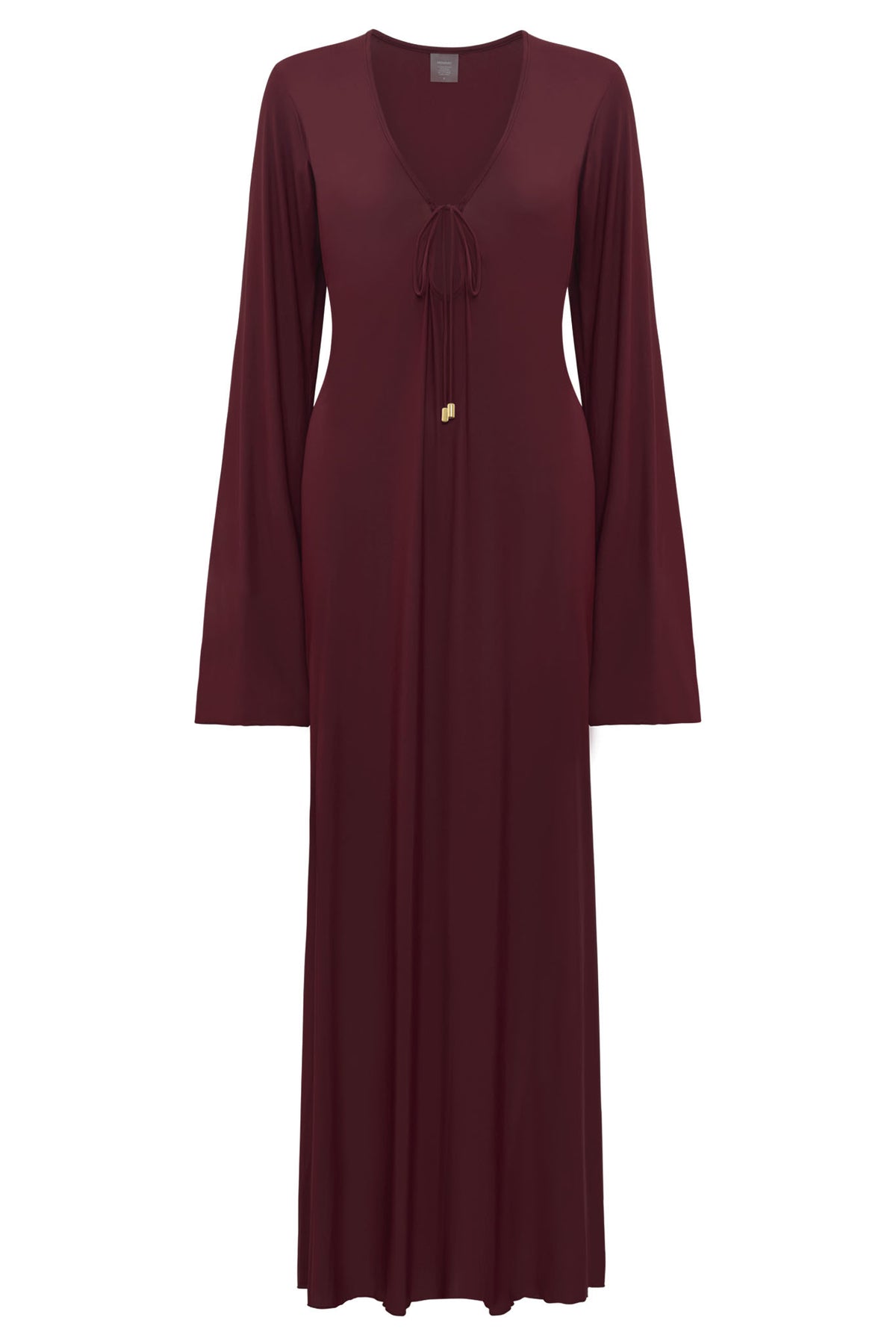 Marabella Kaftan - Deep Burgundy Tissue Jersey