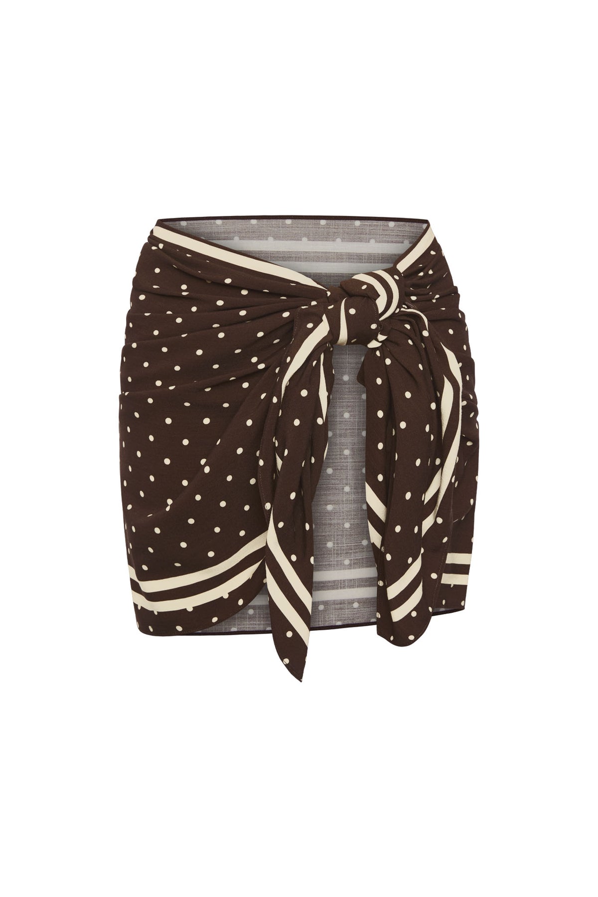 Marina Piccola Scarf - Espresso Dot