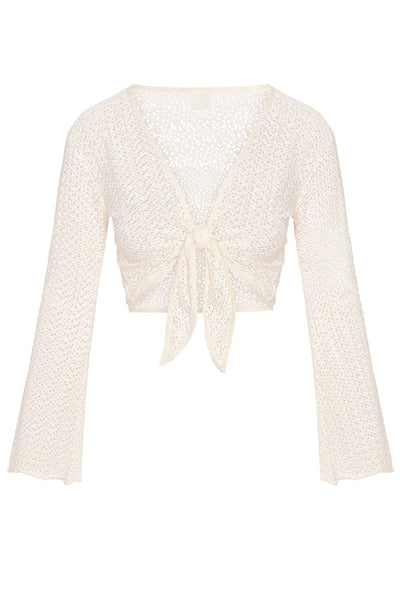 St. Barth's Top - Ivory Crochet – Monday Swimwear