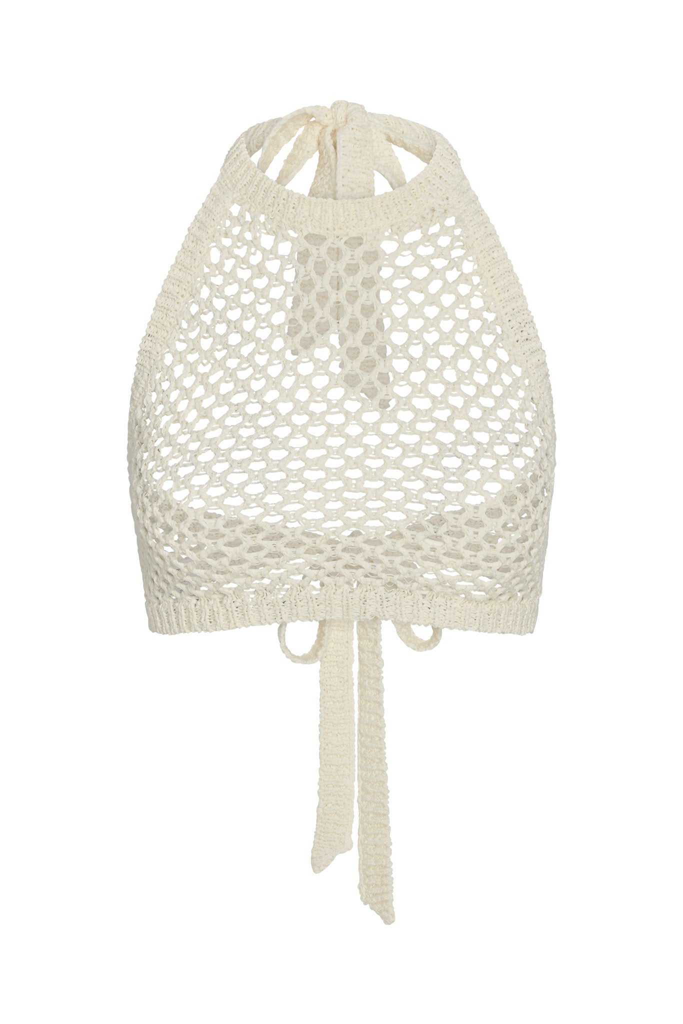 Napoli Top - Ivory Chunky Crochet