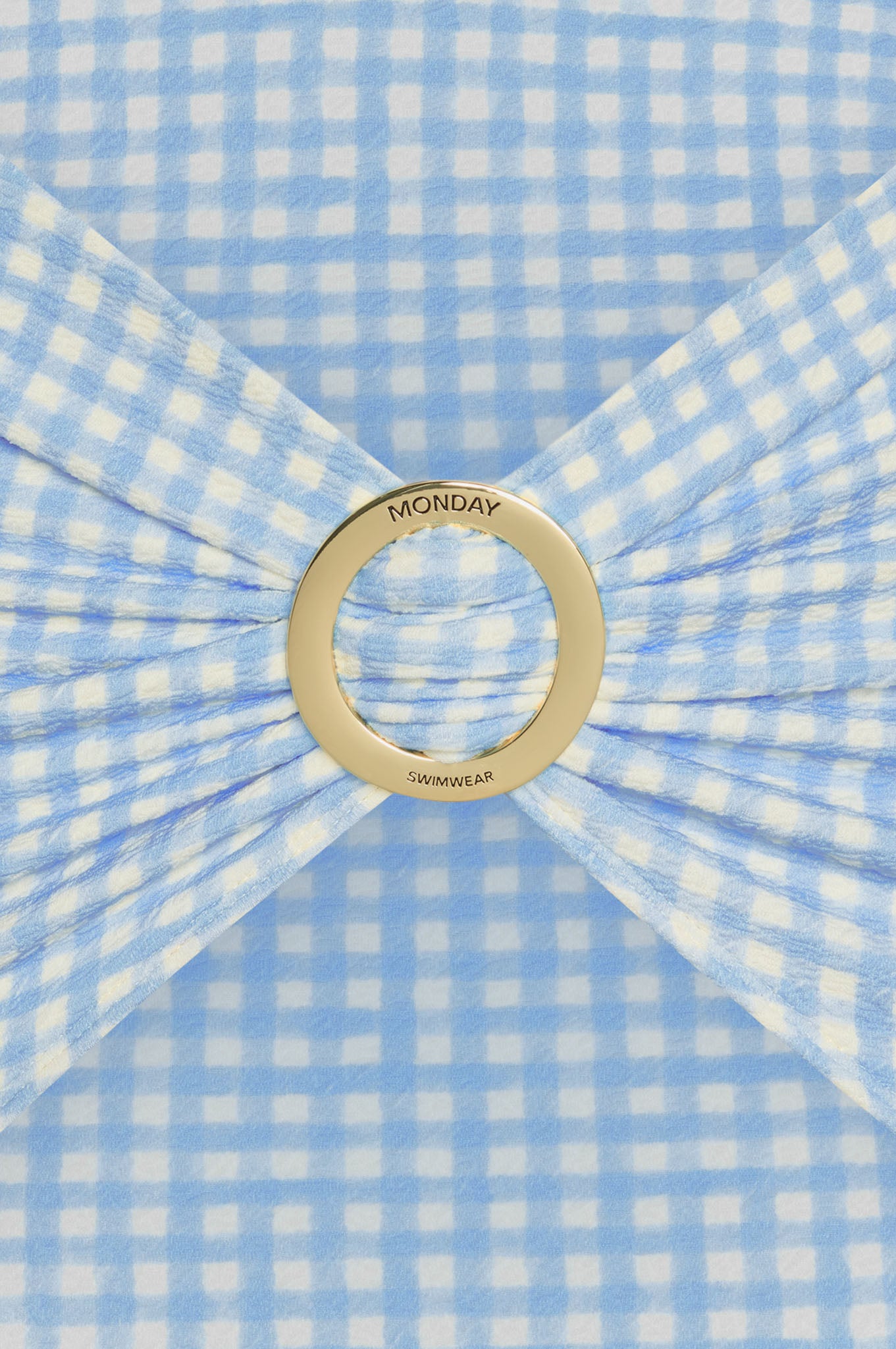 Jamaica Sarong - Sky Gingham