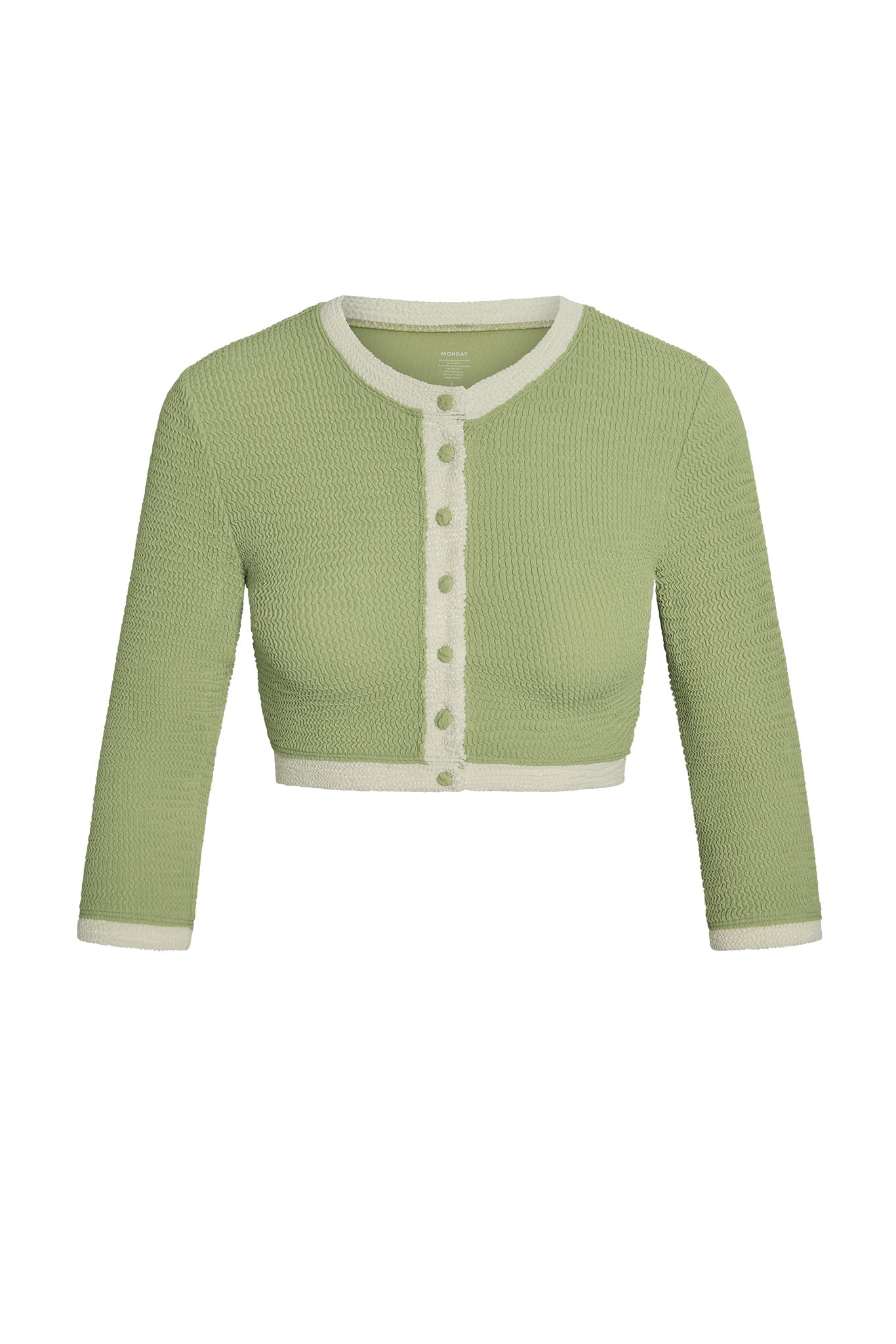 Crete Swim Cardi - Avocado Crinkle
