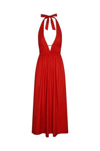 Santa Cruz Dress - Chili Pepper – Monday Swimwear