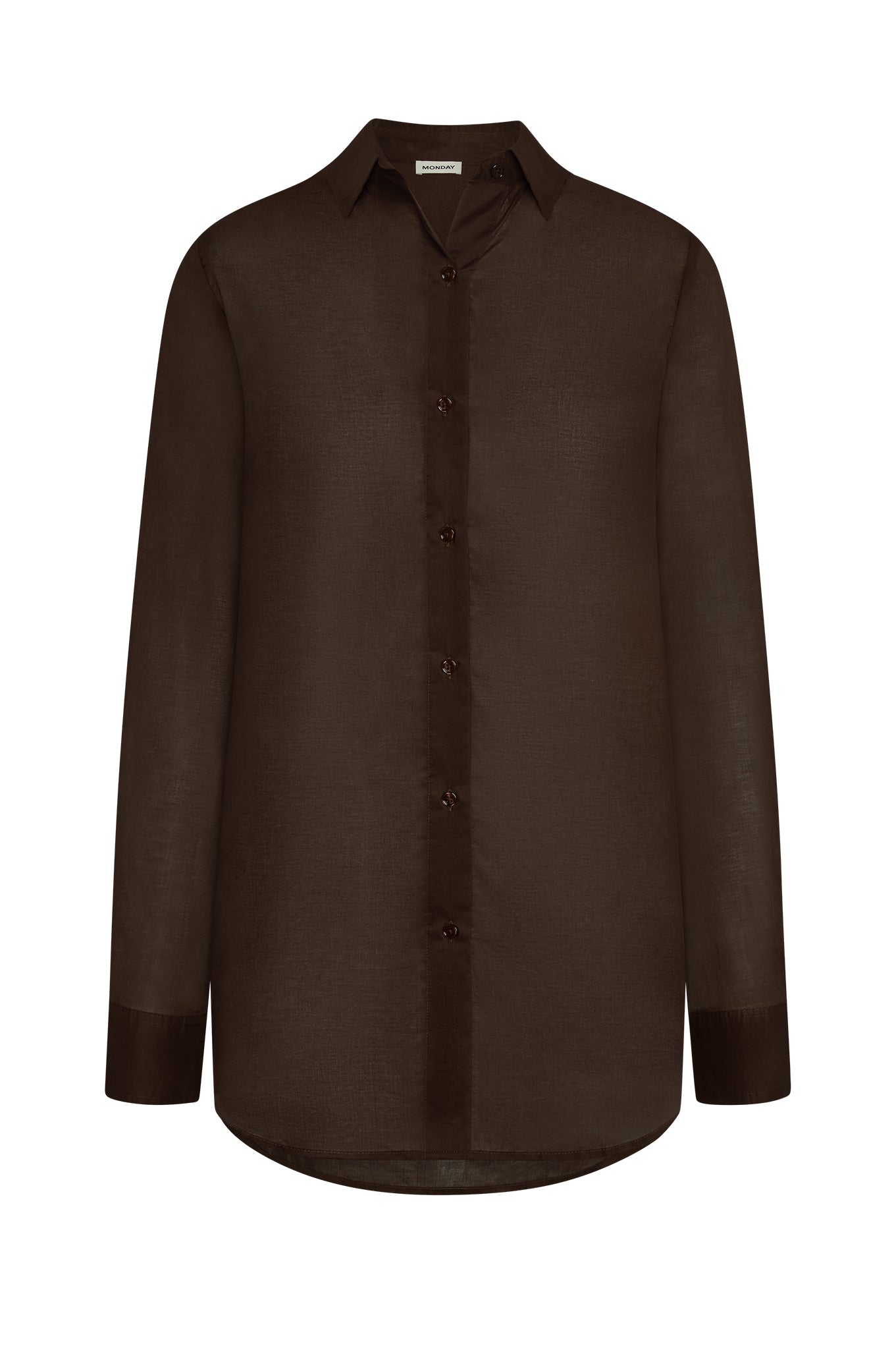 Fiji Tunic - Espresso Cotton Voile
