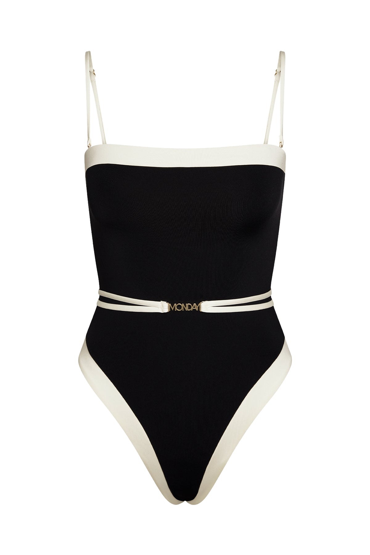 Miami One Piece - Black/Ivory