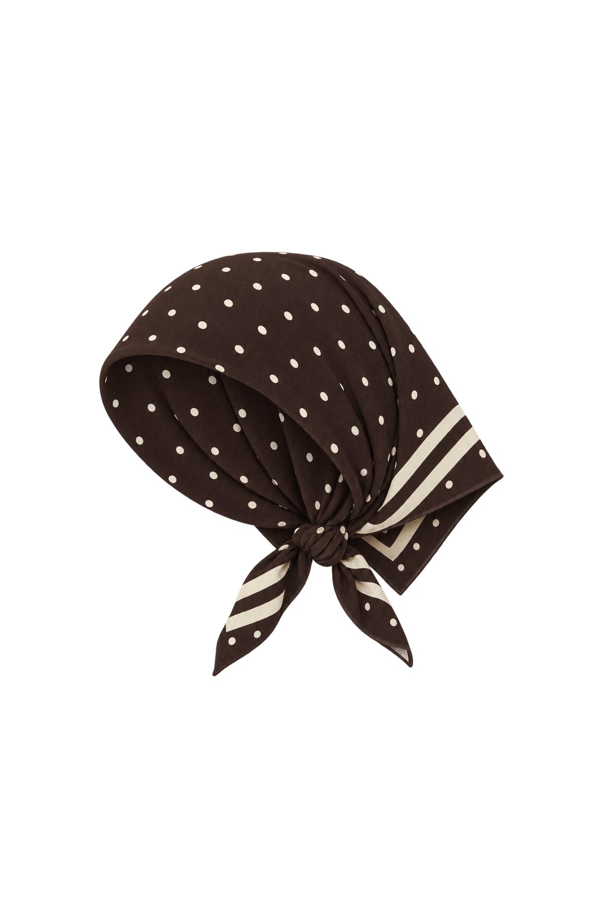 Monday Head Scarf - Espresso Dot