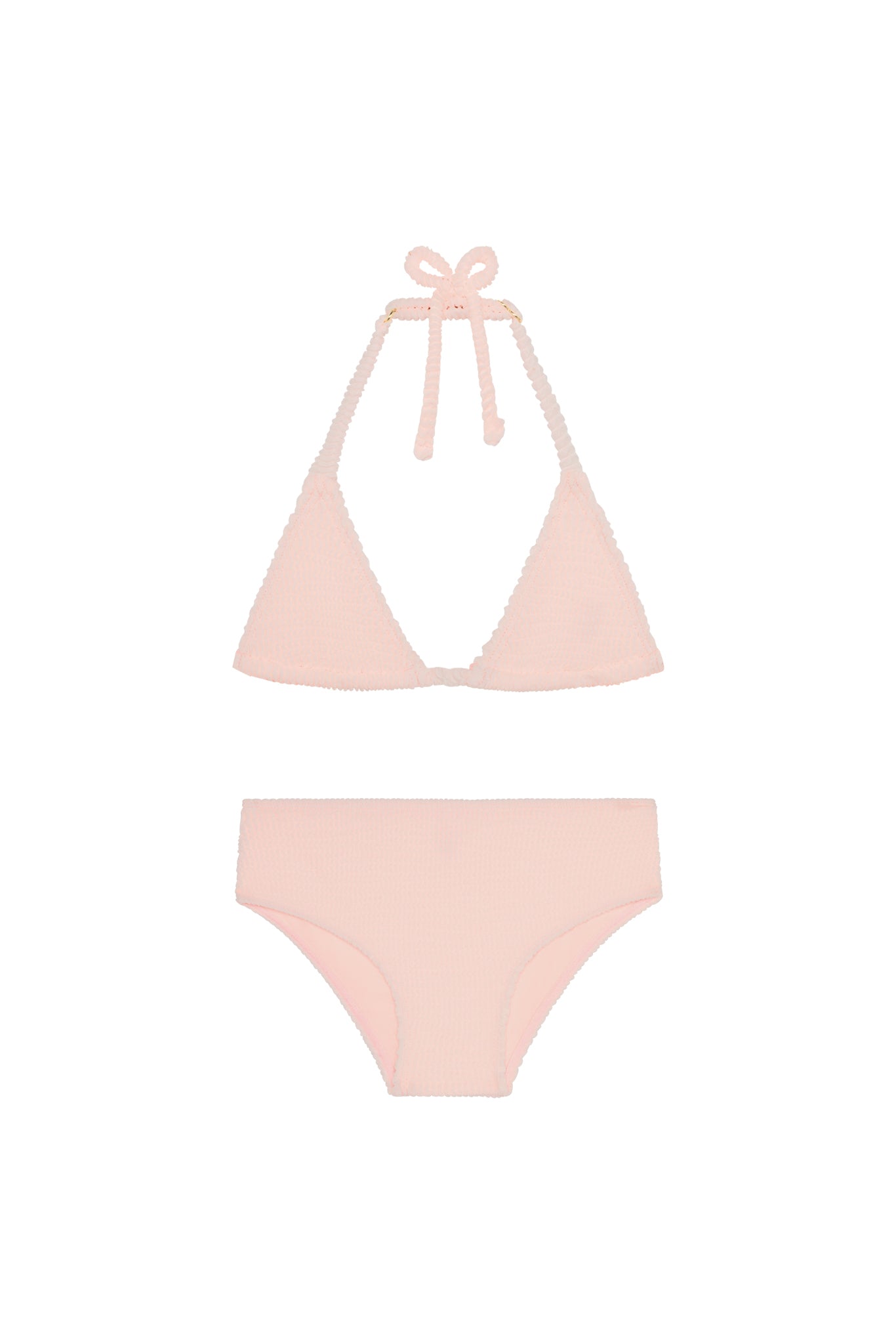 Palma Top & Seychelles Bottom Kids - Powder Pink Crinkle