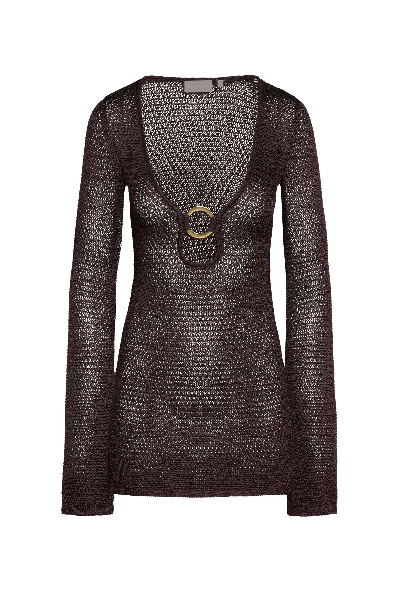 Montego Mini Dress - Espresso Treble Knit