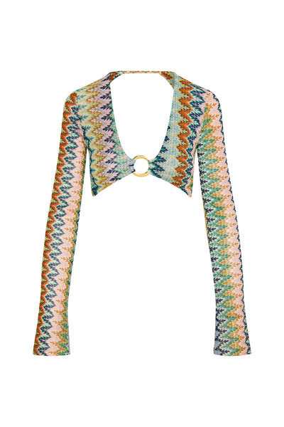 Montego Crop Top - Porto Cervo Multi – Monday Swimwear