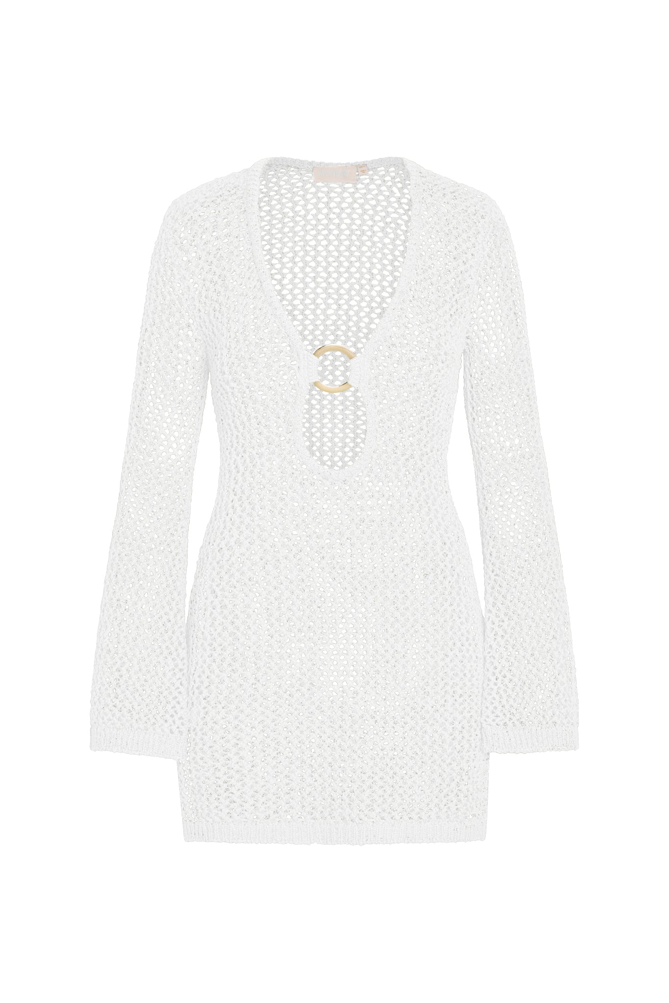Montego Mini Dress - White Petit Crochet