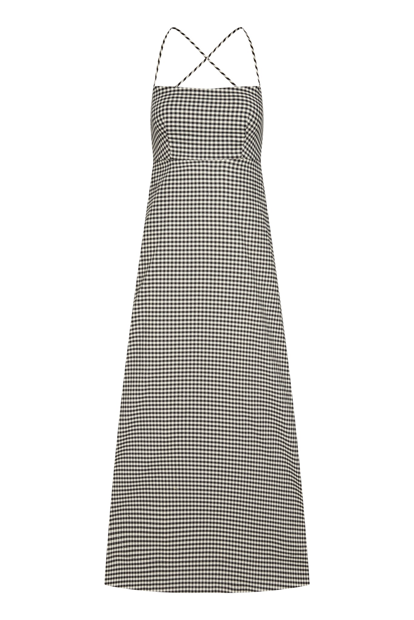 black white gingham dress Sunday outdoor weddings Black & White Gingham Swing
