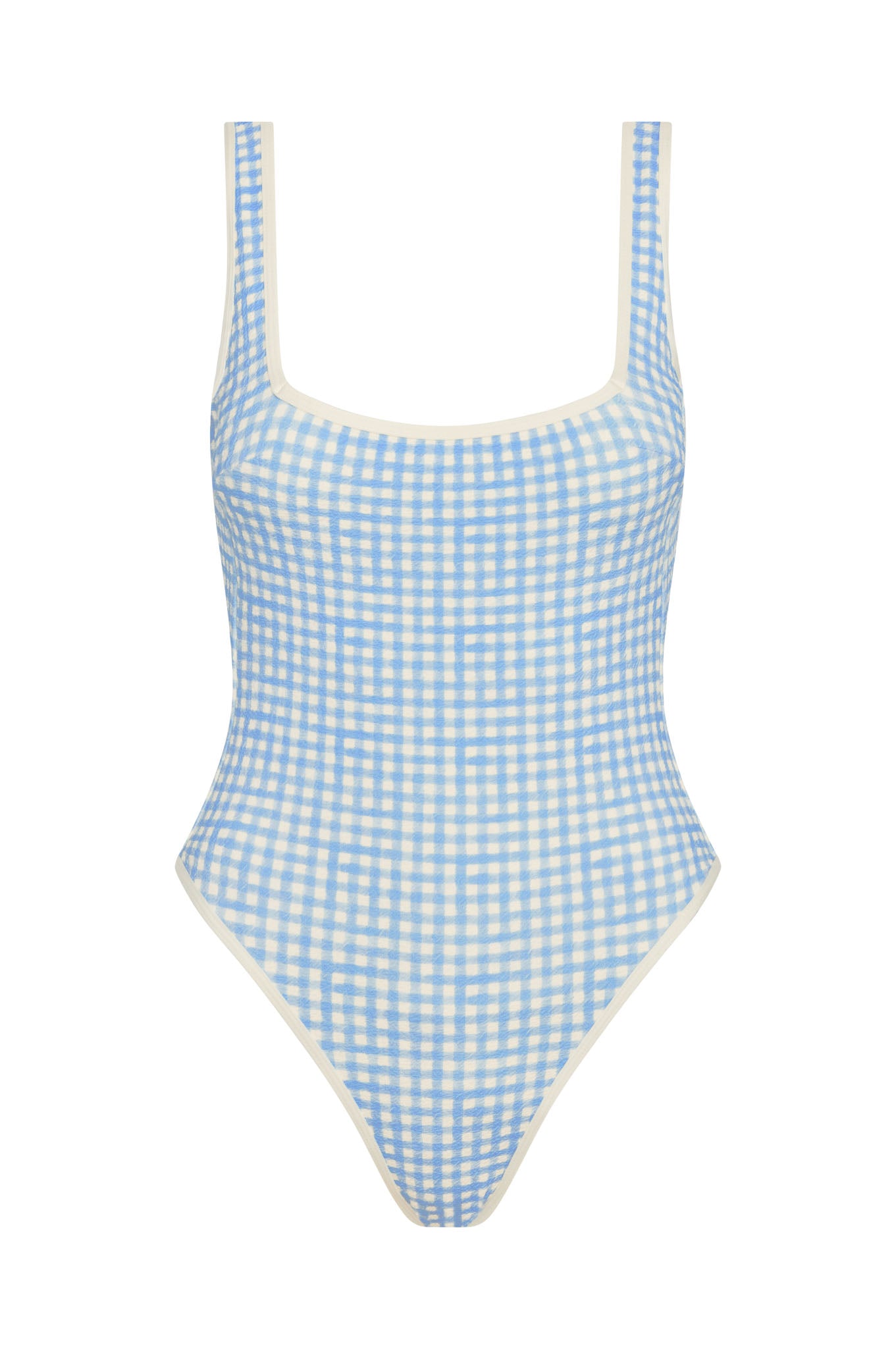 Corfu One Piece - Sky Gingham