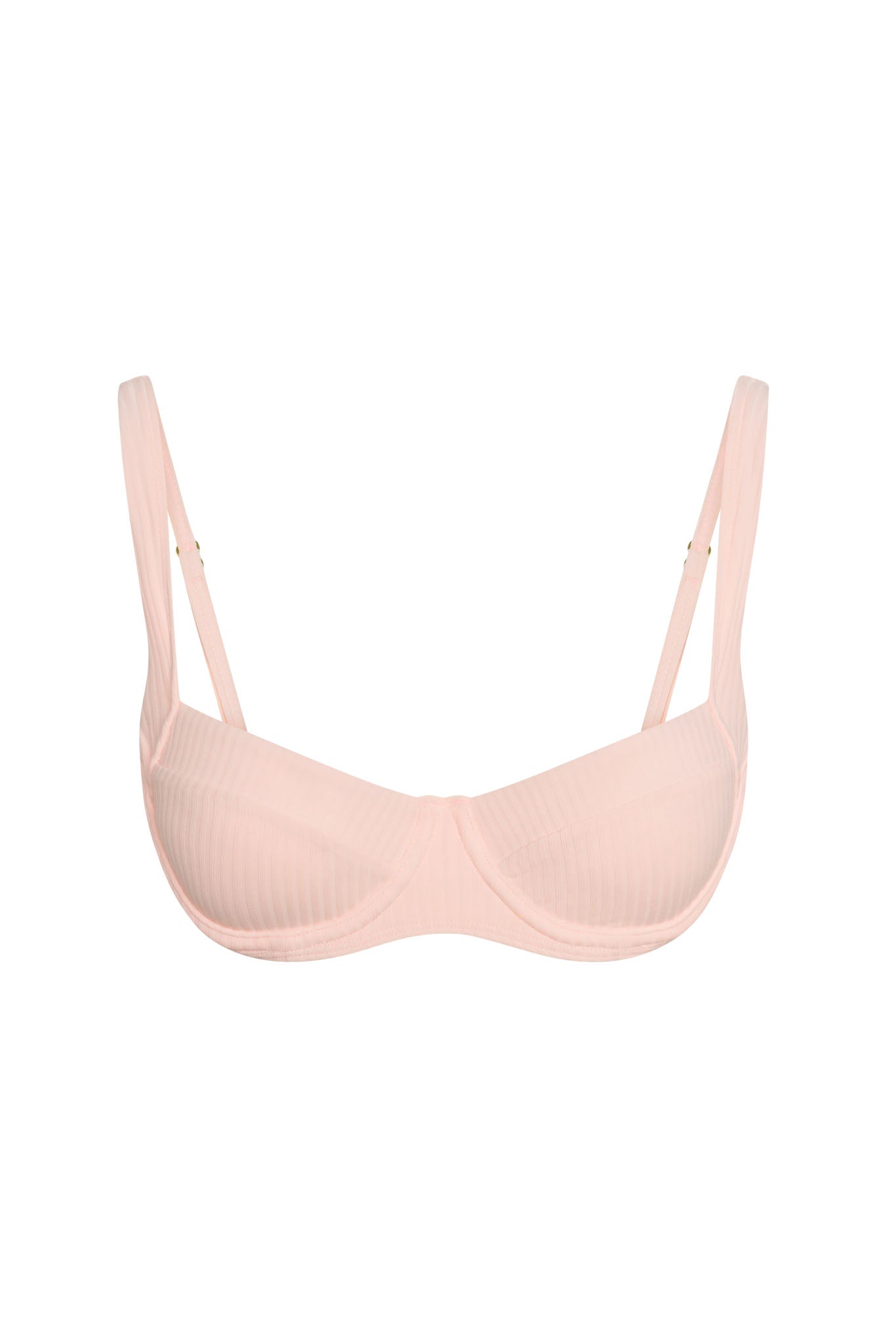 Sorrento Top - Powder Pink Rib