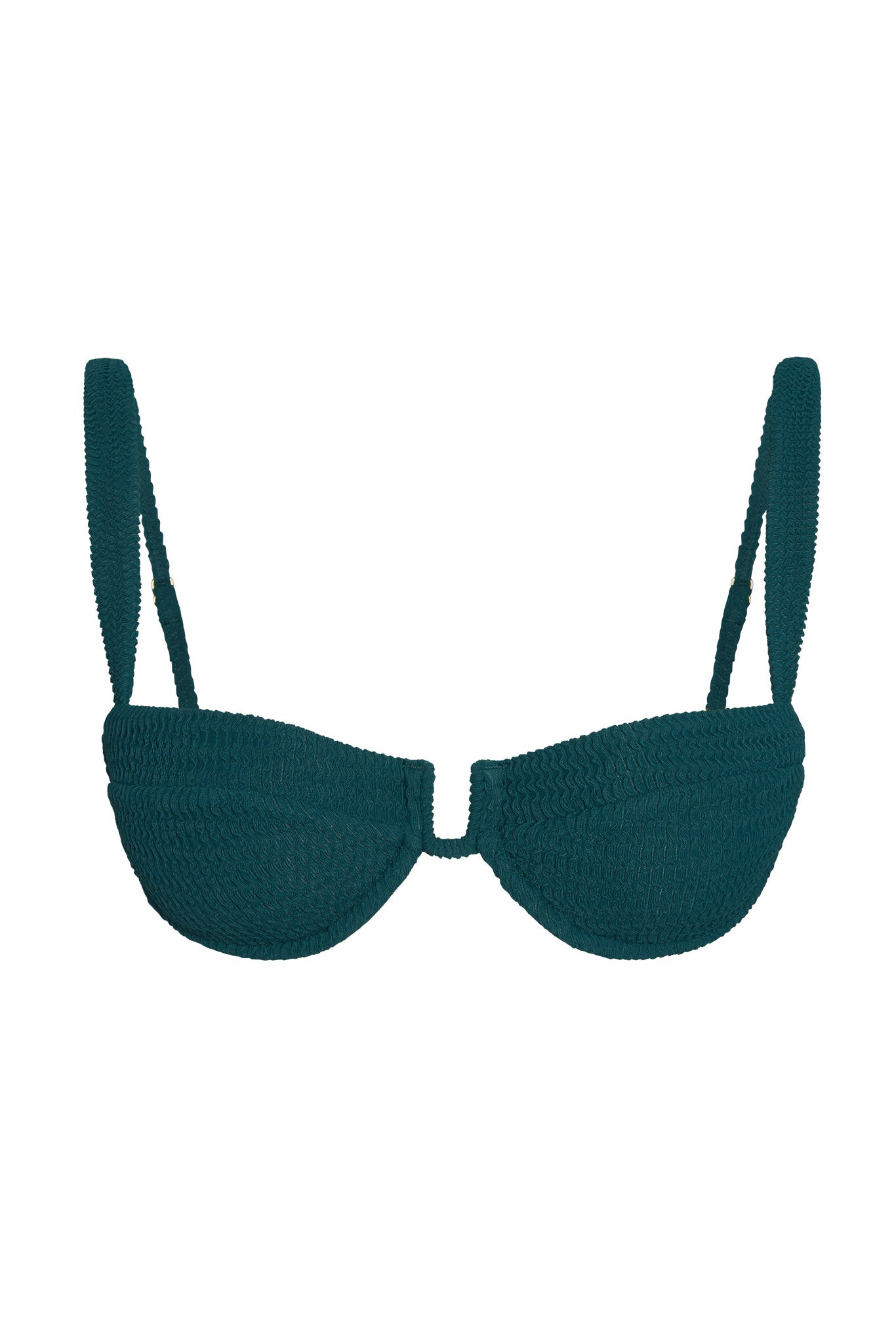 Cala Roja Top - Evergreen Crinkle