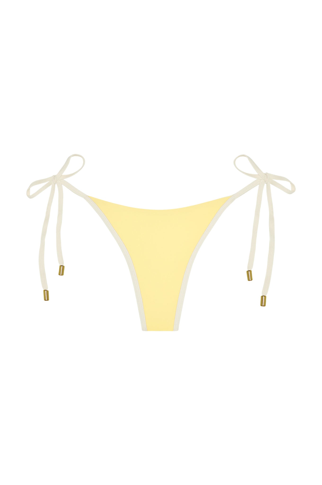 Palma Color Block Thong - Meyer/Ivory