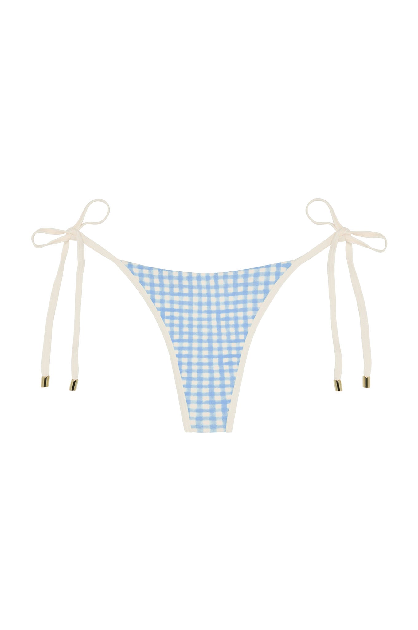 Palma Thong Colorblock - Sky Gingham