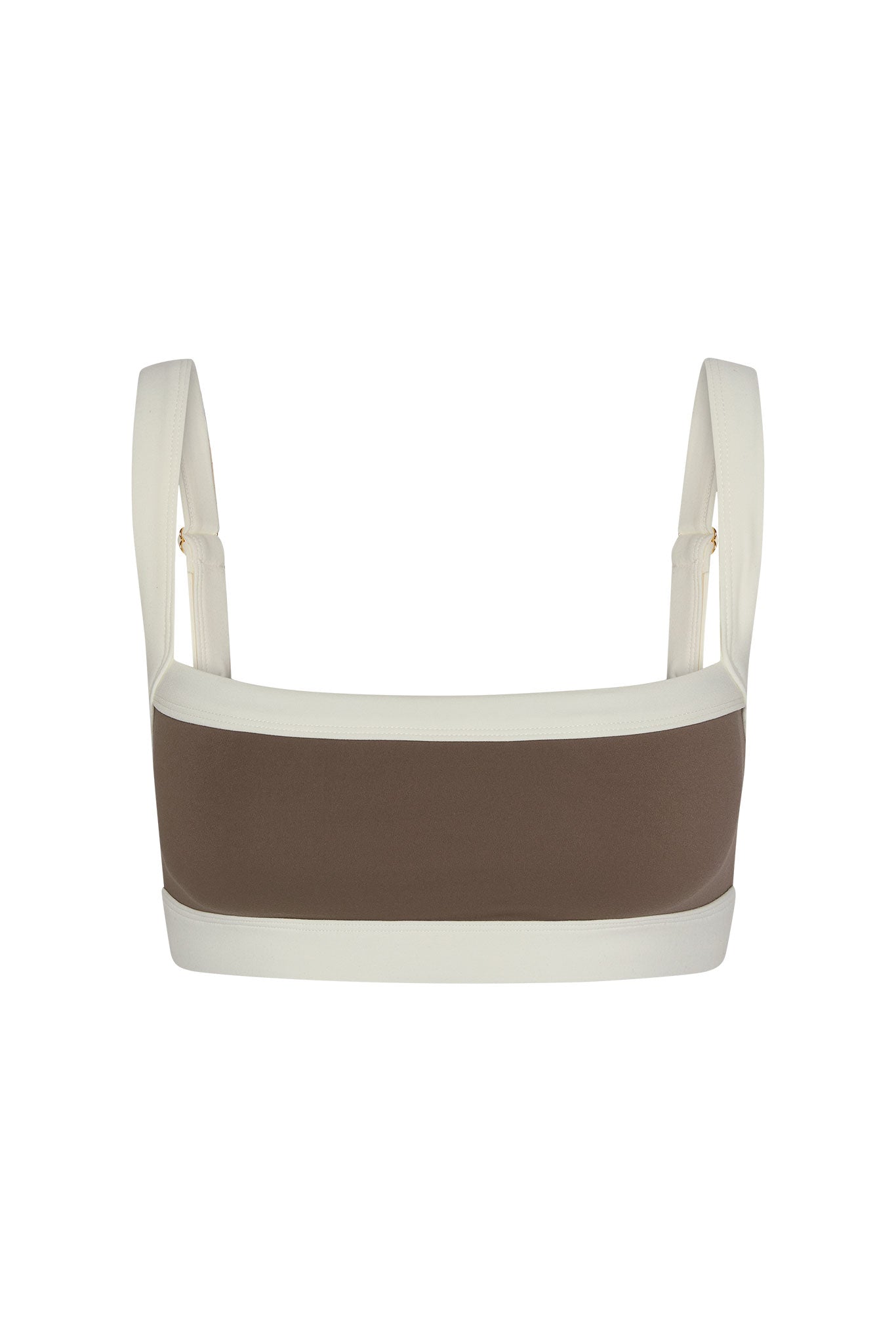 Outpost Bra - Stone/Ivory Jersey – Monday Swimwear