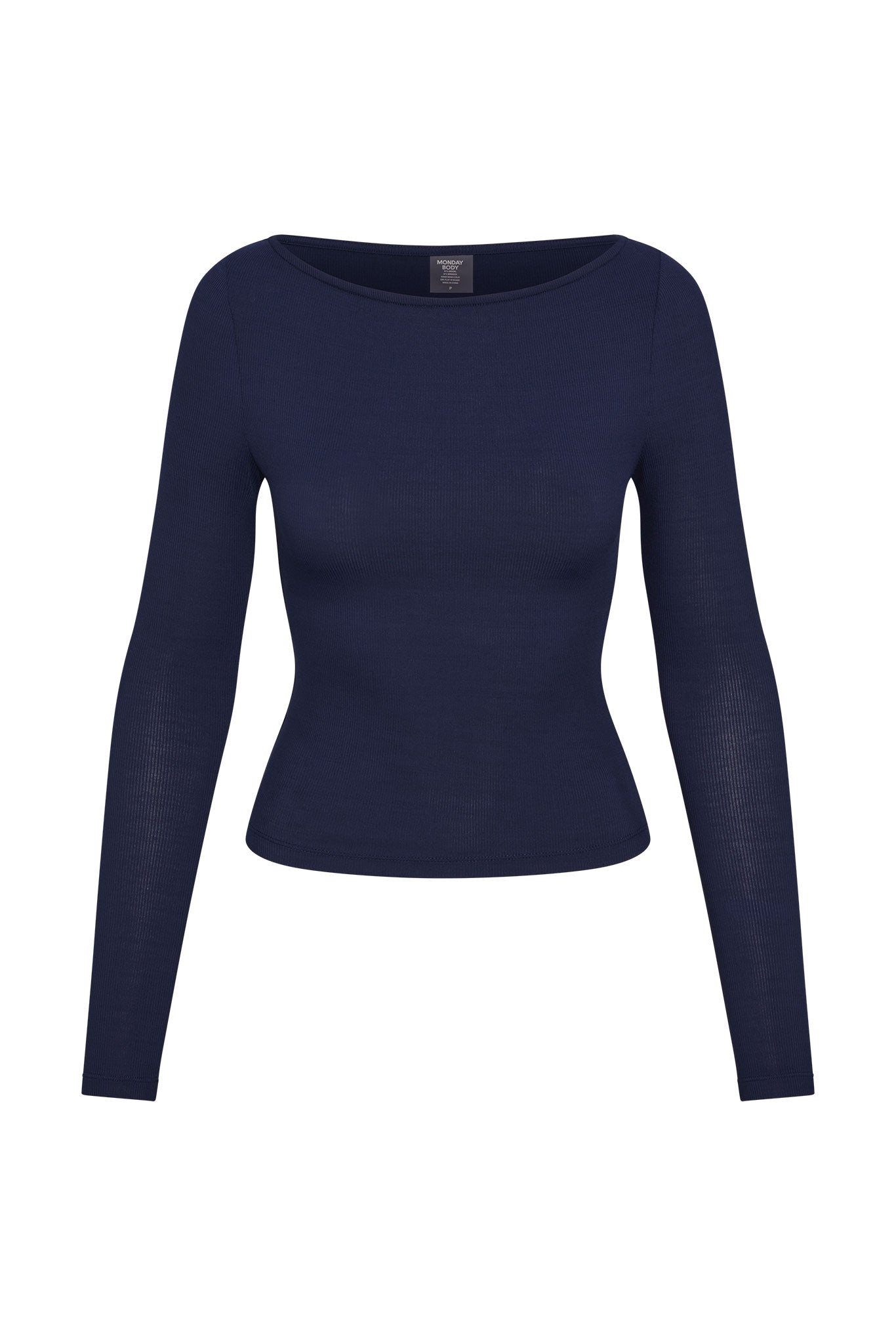 Paddington Long Sleeve - Midnight Lightweight Rib