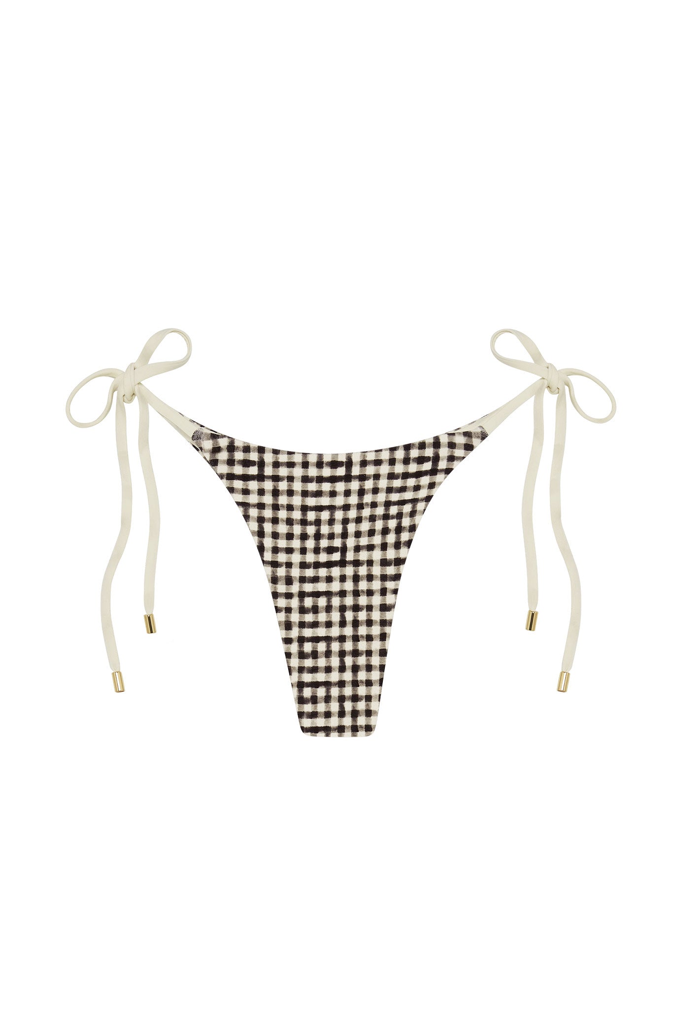 Palma Bottom - Black Gingham