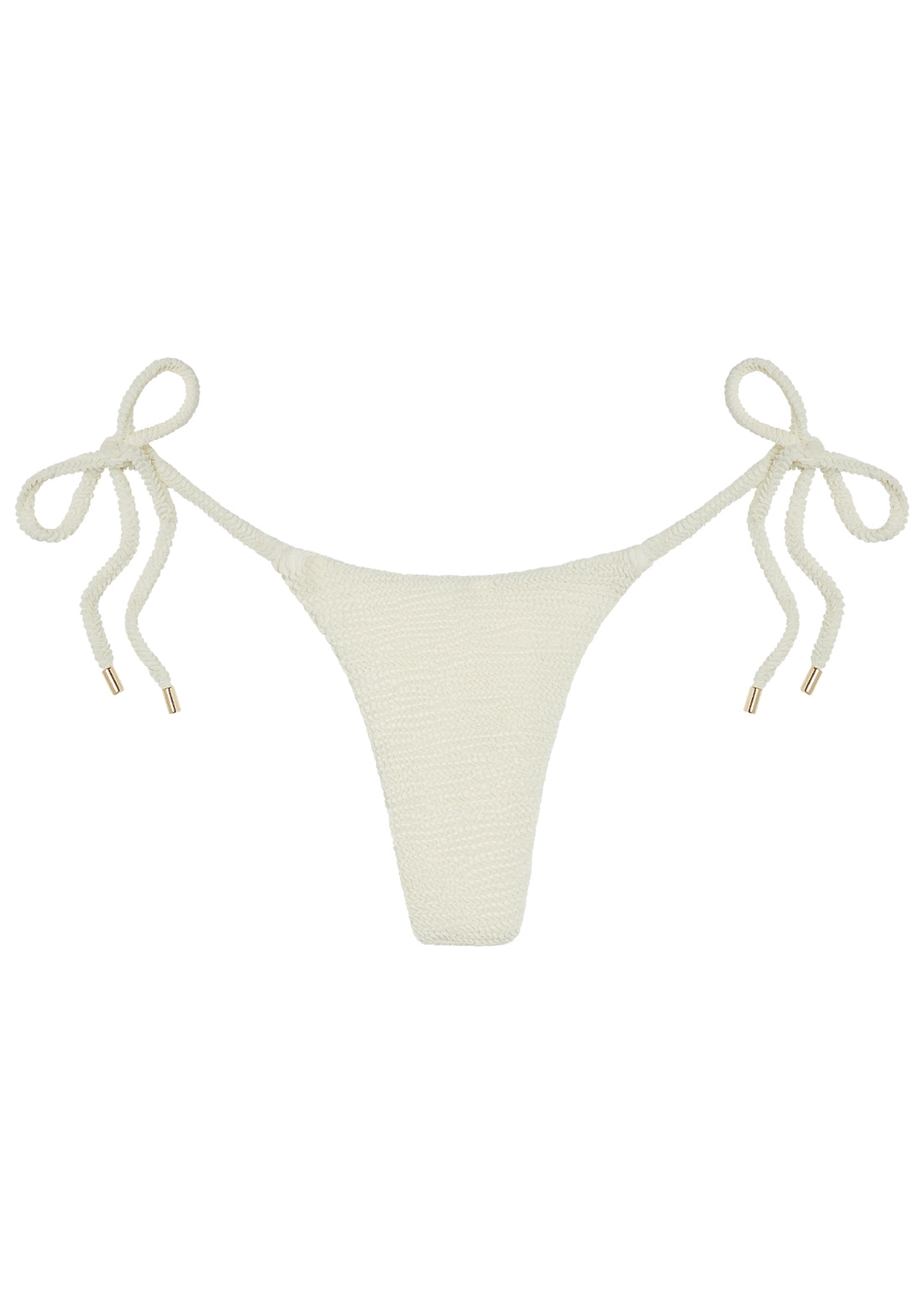 Palma Bottom - Ivory Crinkle – Monday Swimwear