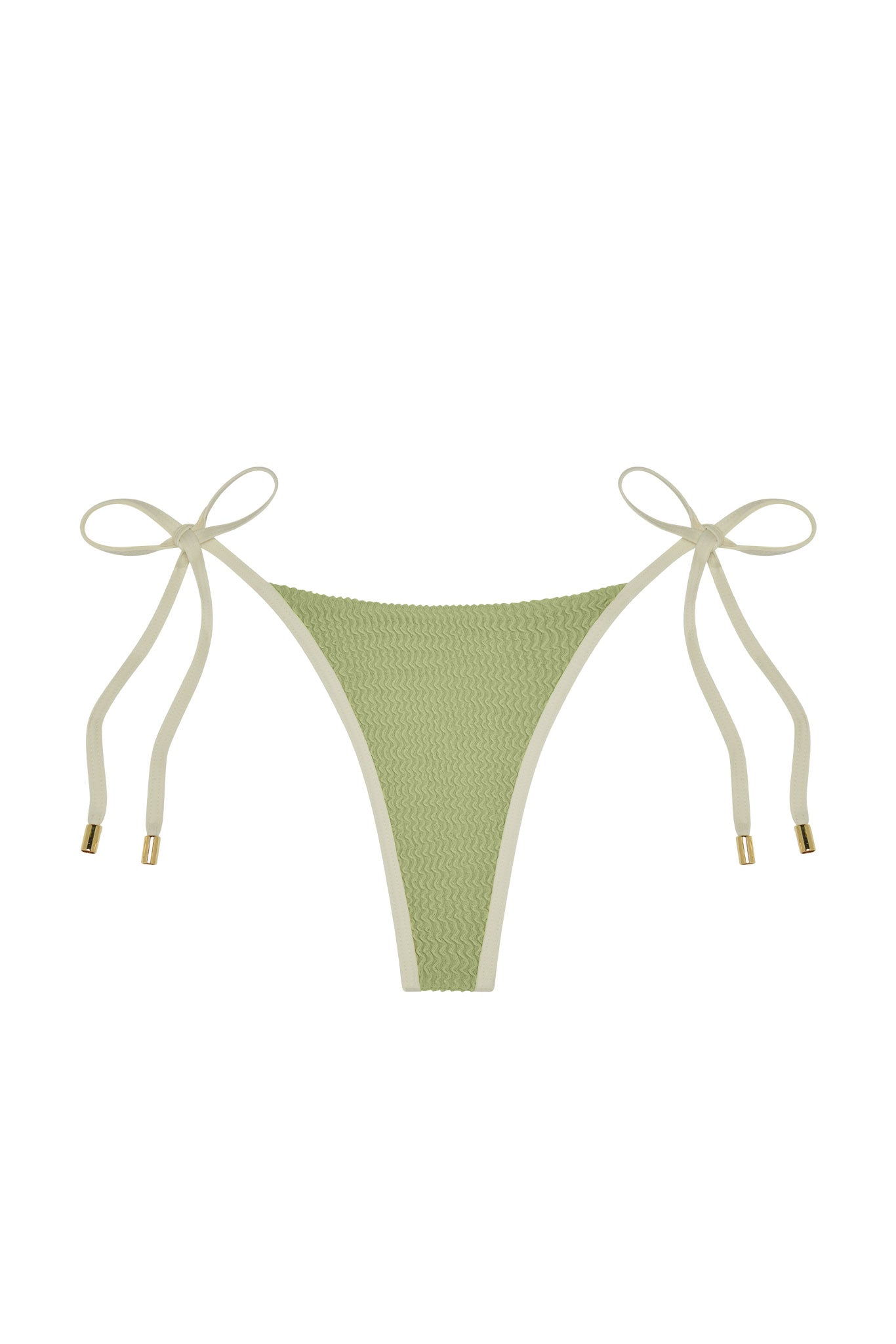 Palma Thong - Avocado/Ivory Crinkle