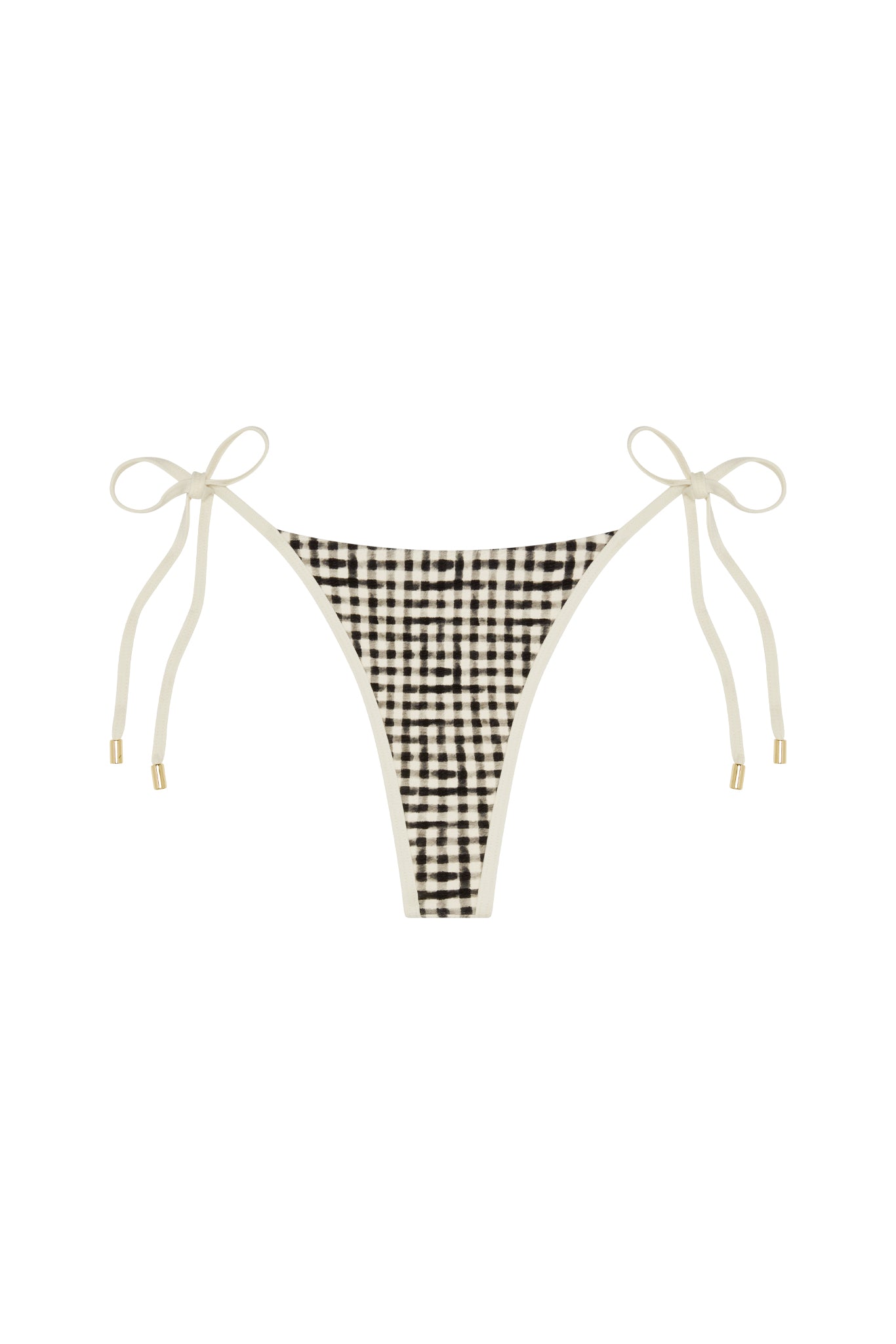 Palma Bottom - Black Gingham