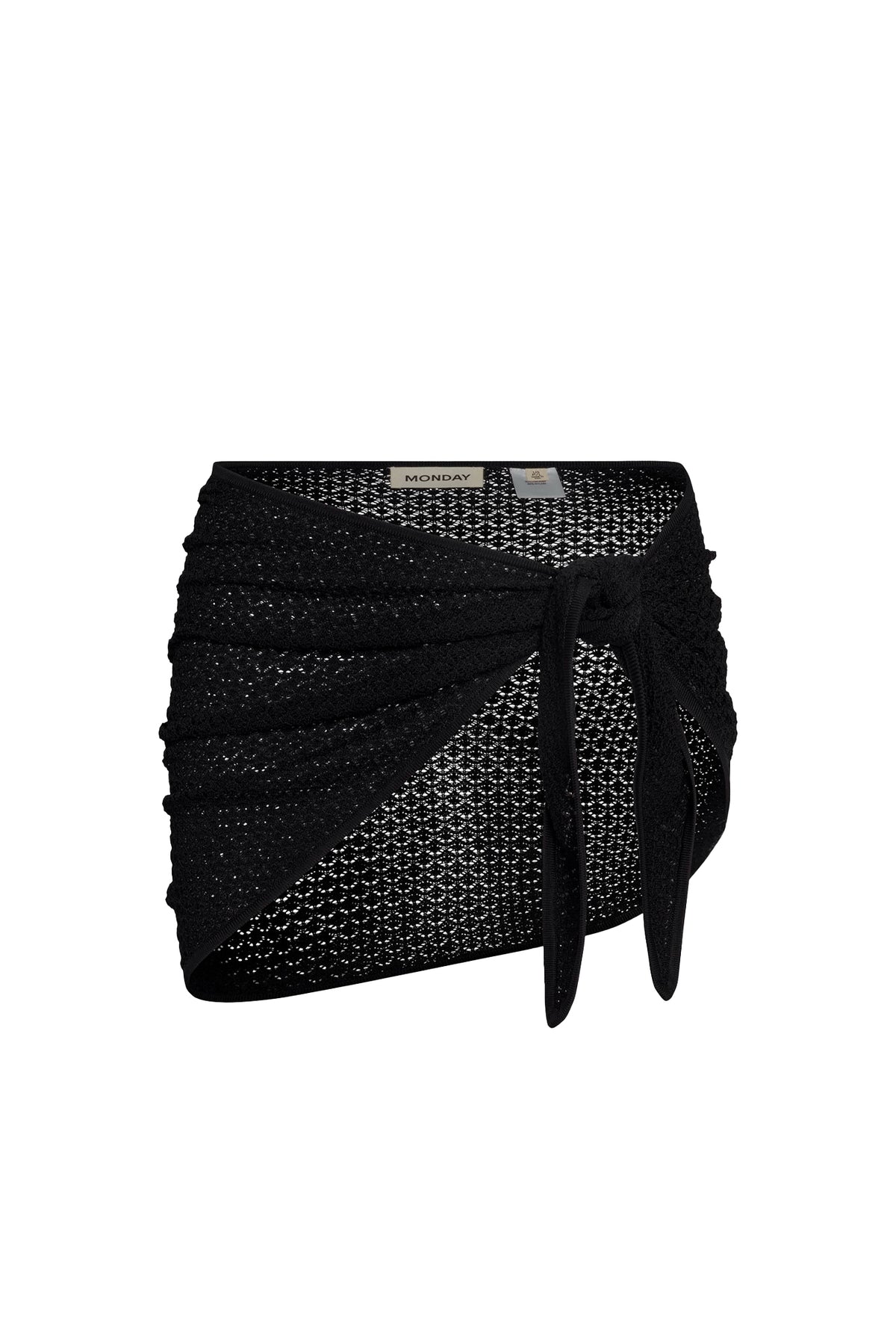 Paris Sarong - Black Lace Crochet
