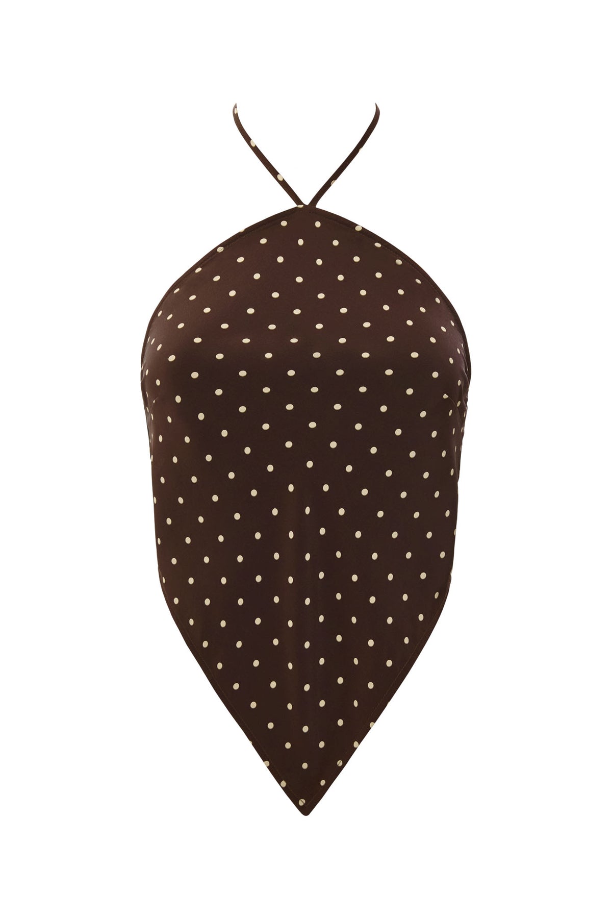 Prato Top - Espresso Dot Silk