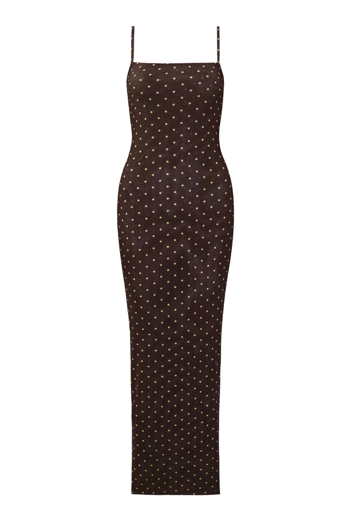 Provence Dress - Espresso Dot Mesh