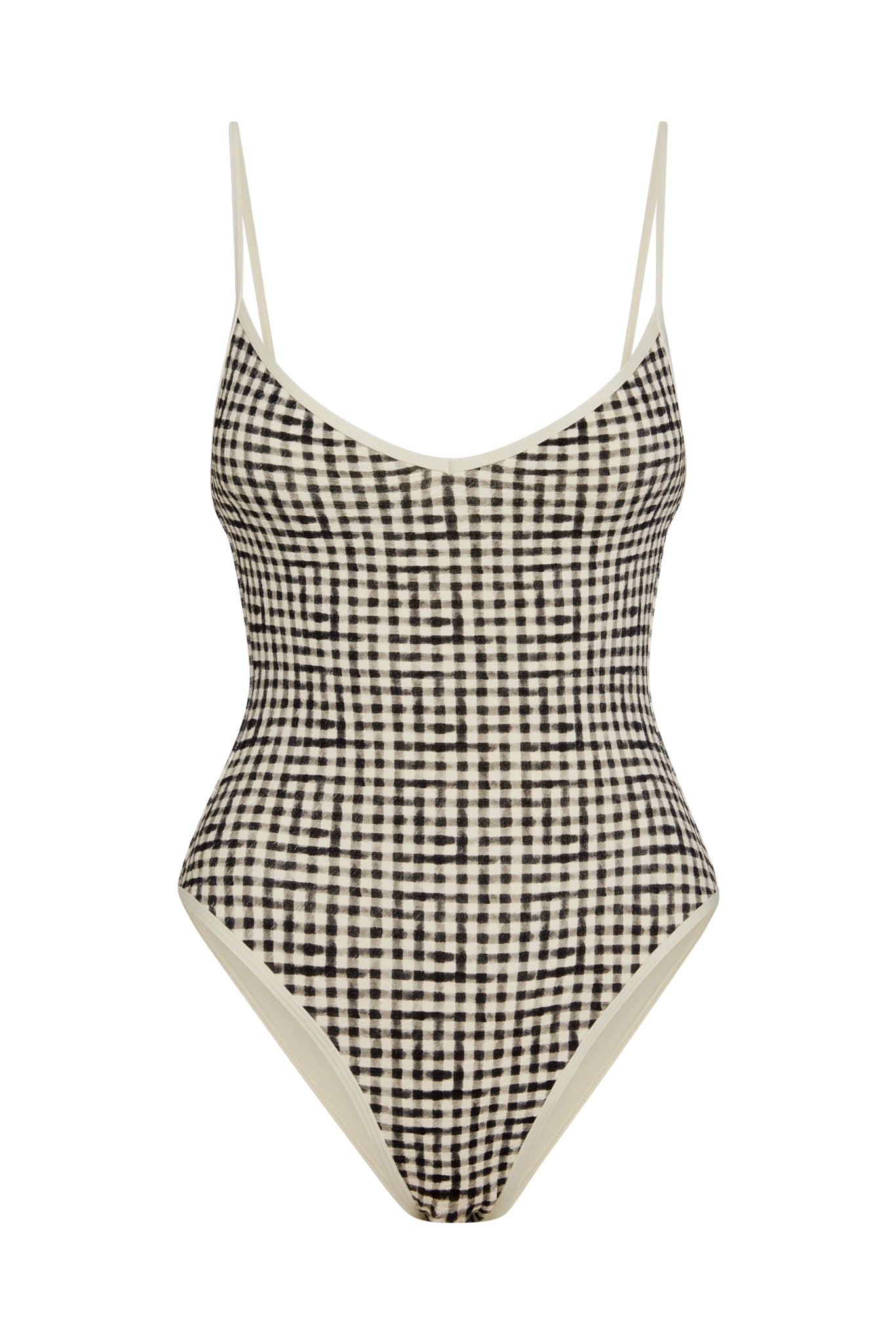 Ravello One Piece - Black Gingham