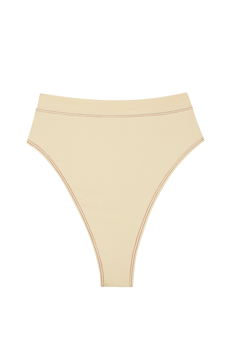 Riviera Bottom - Champagne Denim – Monday Swimwear