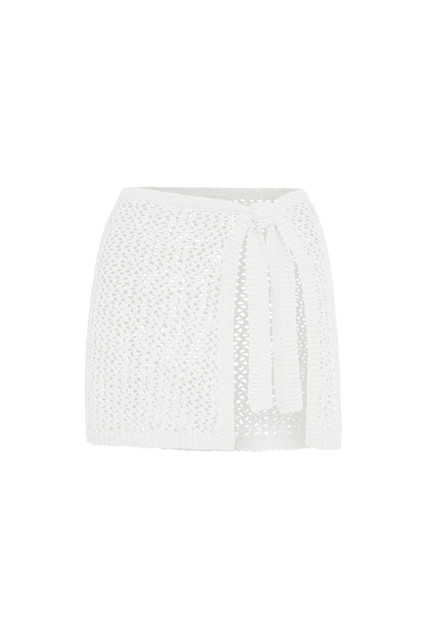 Santa Marta Sarong - White Petit Crochet