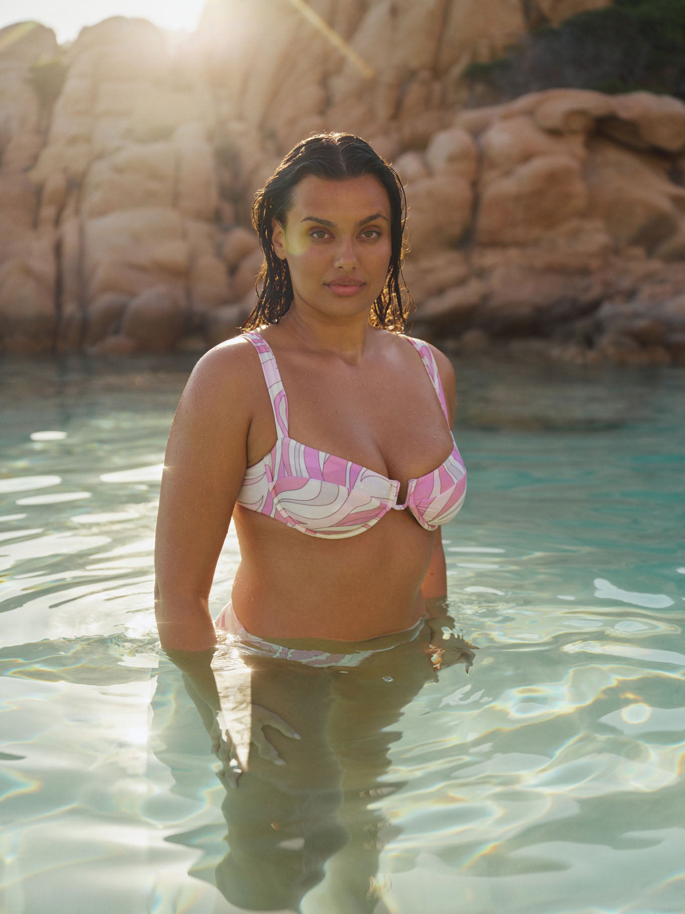 Cala Roja Top - Costa Rei Pink